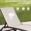 Chaise longue simple avec roulettes 66,93 po Crescentino-1453913729