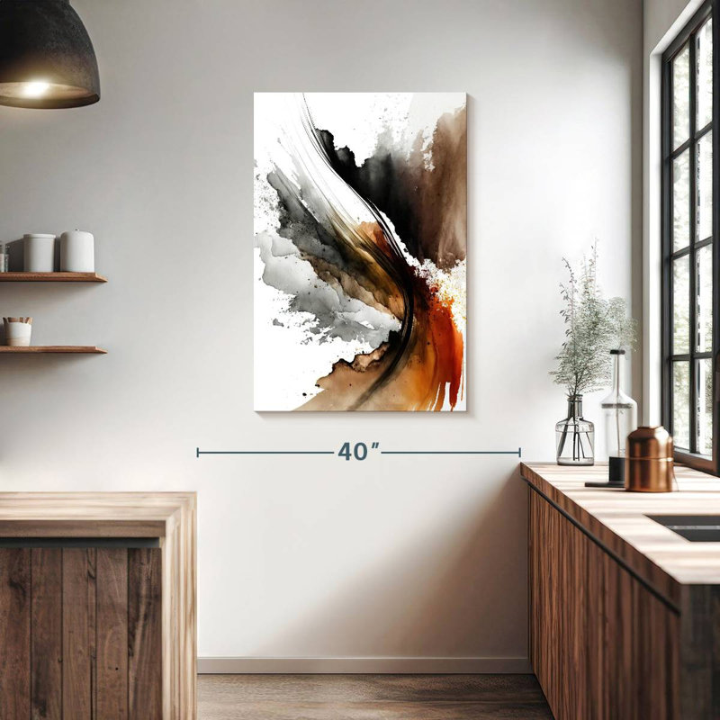 Avery Earthy Abstraction, 39" H x 26" W