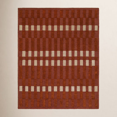 Kyla Hand-Tufted Plaid Rug