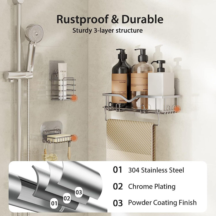 304 Stainless Steel Shower Shower Caddy