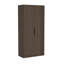 Bibliothèque moderne à 5 tablettes avec portes en noyer H 79 "x l 38" Rivington-116164071