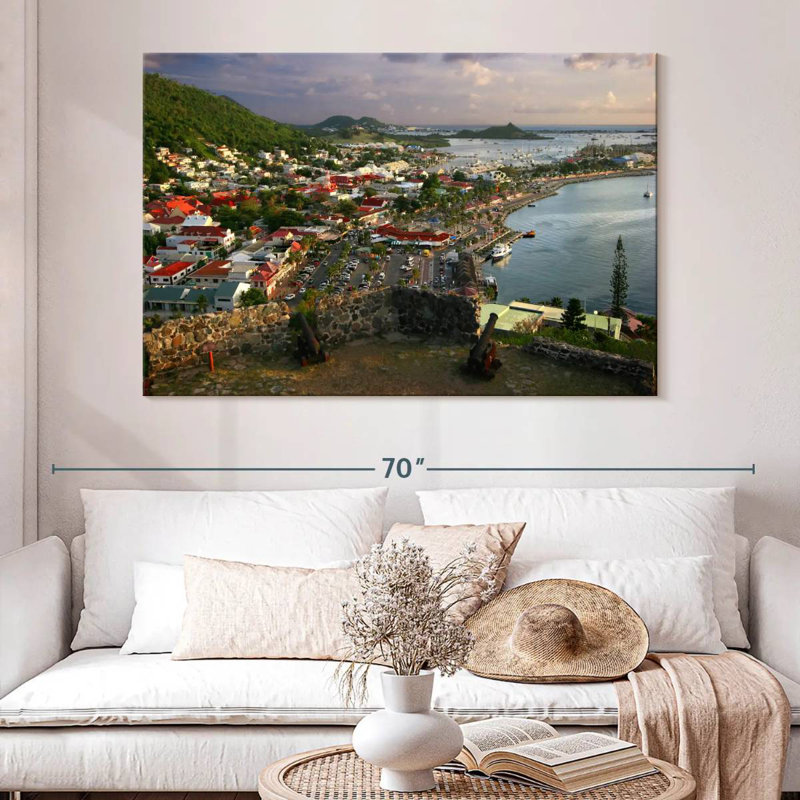 Gillard Marigot, bord de mer, H 34 po x l 51 po