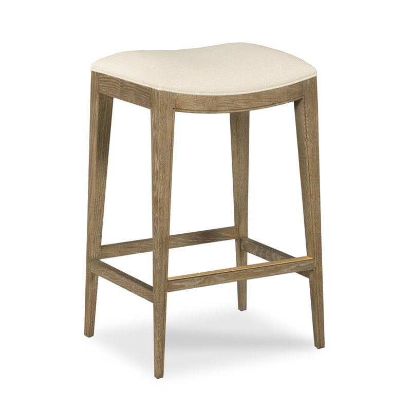 Counter & Bar Stool, Bar Stool (31" Seat Height), Beige Seat/Vintage Natural Frame