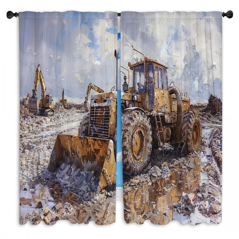 Paire de rideaux obscurcissant en polyester Metzgar, L 20 po x L 82 po