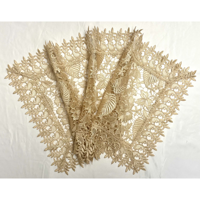 Chemin de table Novelty, Or, 35 po x 16 po