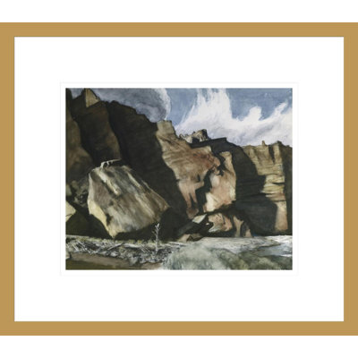 Shoshone Cliff Wy par Edward Hopper - impression giclée sur cadre
