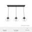 Luminaire suspendu grappe linéaire 3 lumières Saddle Creek-73725927-73725928