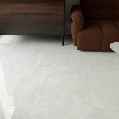 Nimbus 24" x 48" Natural Stone Look Polished Porcelain Tile