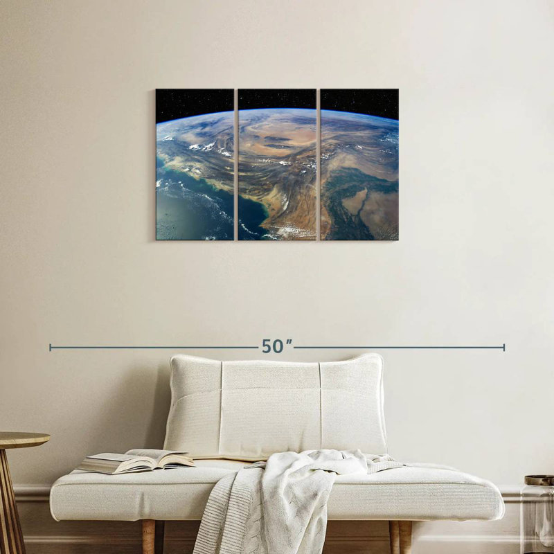 Oberle Earth, 20" H x 33" W