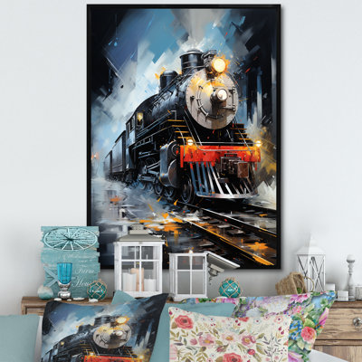 Abstrait train fluide - impressions murales modernes