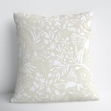 Fall in Love Pillow, POLYESTER, Beige