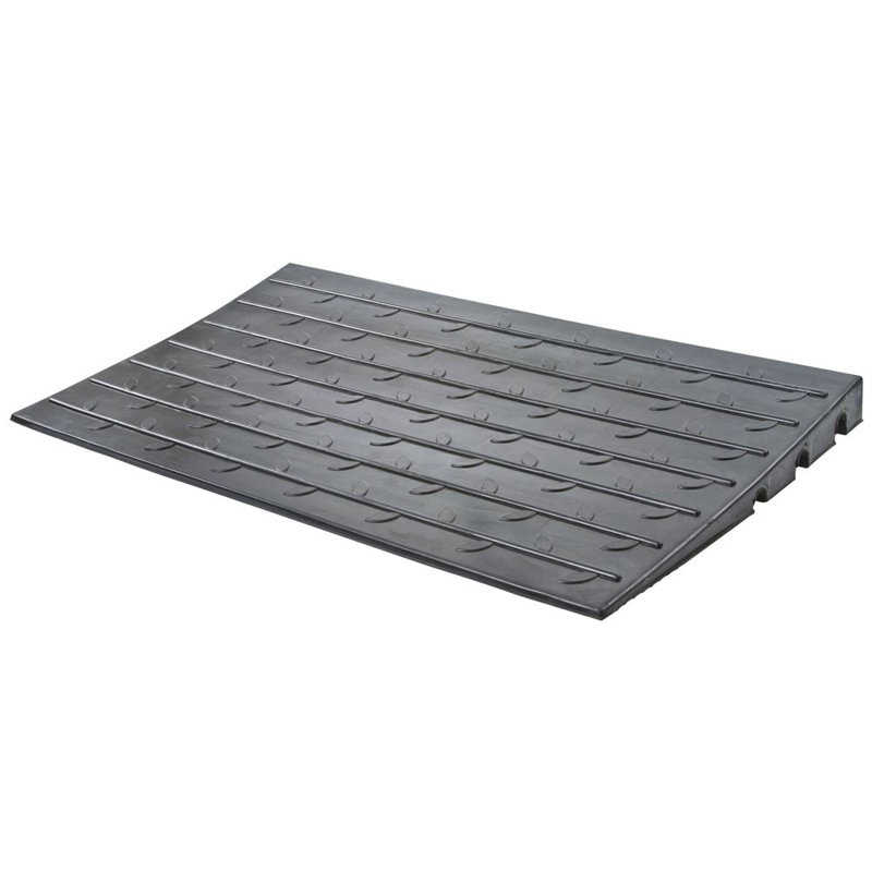 Silver Spring Rubber 3 Channel Threshold Ramp, 24" L x 42" W x 3" D