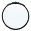 Cadre de miroir rond noir à main rose, 30 po x 30 po, pour espace de vie, mur d'entrée noir, salle de bain convenable, espace-598422517