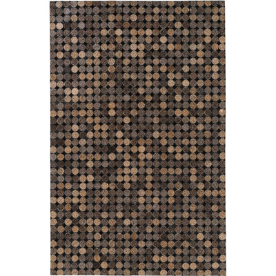Tapis noir Orlowski