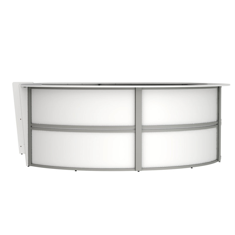 Bureau de réception en U Peden, Blanc