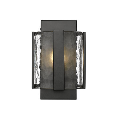 Applique murale 1 lumière Rezi 9,5 po - noir mat