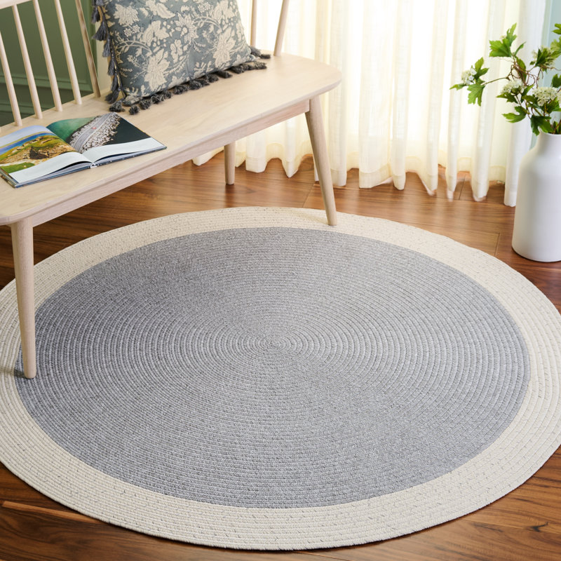 Tapis tissé à la main tressé à la main 281 Performance, Rond 5 pi