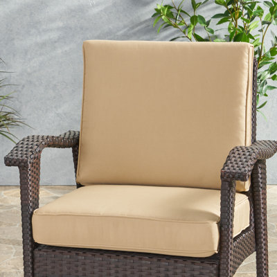 Billy-George Outdoor 3'' Lounge Chair Seat / Back Cushion
