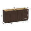78" Double Bathroom Vanity Base Only-106891116