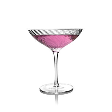 Cassity Vampire Wine Glass 10oz Built-in Straw for Cocktail Wine Juice Glassware Trinx Color: Transparent/Red