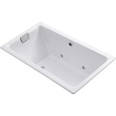 KOHLER Underscore 5 ft. Air Bath Tub In White