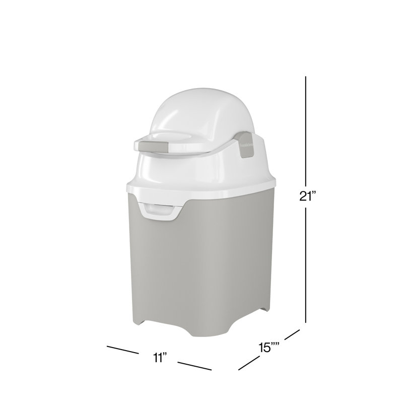 Mini-seau Ã  couches, poubelle de 5,7 litres, Vert