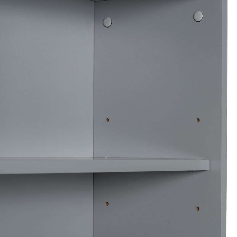 Armoire à linge autoportante Gale, Gris