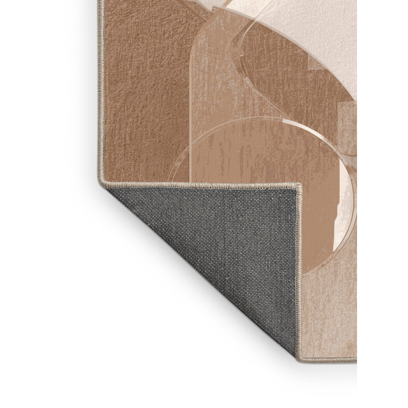 Tapis beige doux et moelleux élégant et chic Teterboro, 4 x 6