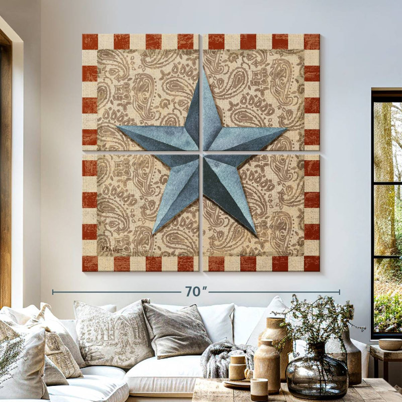 Étoile de grange Kerner Americana II, H 57 po x l 57 po