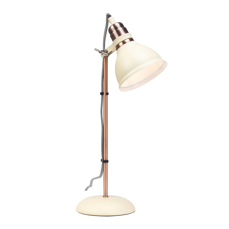 Ioannina Metal Desk Lamp, Cream
