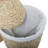 Seagrass Handmade Decorative and Functional Storage Basket with Liner and Matching Tops-2146496984