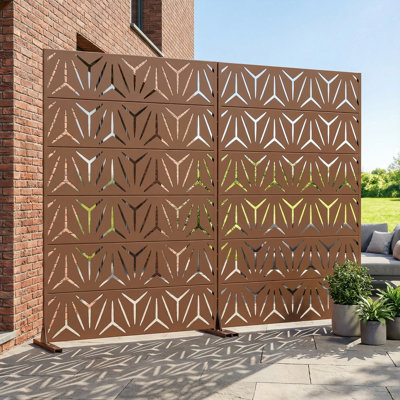 Privacy Metal Screen Fence Panel