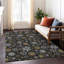 Tapis noir de Noël flocon de neige lavable à la machine intérieur / extérieur Xhevrie-1842041475