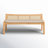 Donner Cane Back Cushioned Bench-1569490981