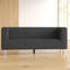 Wodera 3 Seater Faux Leather Sofa
