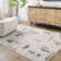 Machine Washable Shaggy Boho Grass Green Area Rug