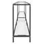 Hannmeike Glass Top Console Table-443084630-443084618