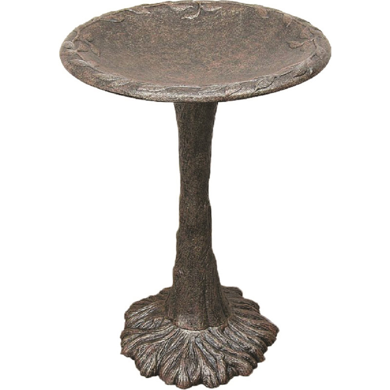 Bain d'oiseaux classique Tombolo, Bronze antique