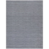 Rectangle Naples Geometric Handmade Flatweave Recycled P.E.T. Area Rug in Gray