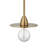 Osbaldo Daisy - Mini Modern Exposed Bulb Metal Ceiling Light