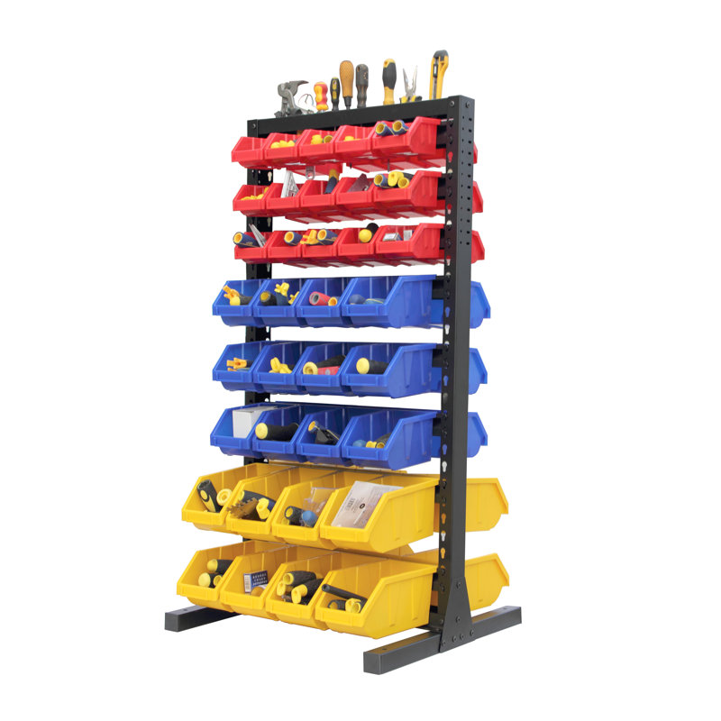 Étagère de rangement pour bacs de rangement pour bacs de rangement à 8 niveaux de 70 po x l 23 po x H 48 po Knouse