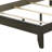 Wood Full Panel Bed Mod Grey