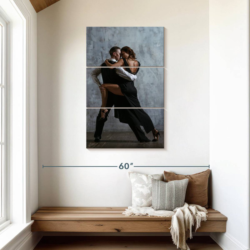 Enn Tango Partners, 45" H x 28" W