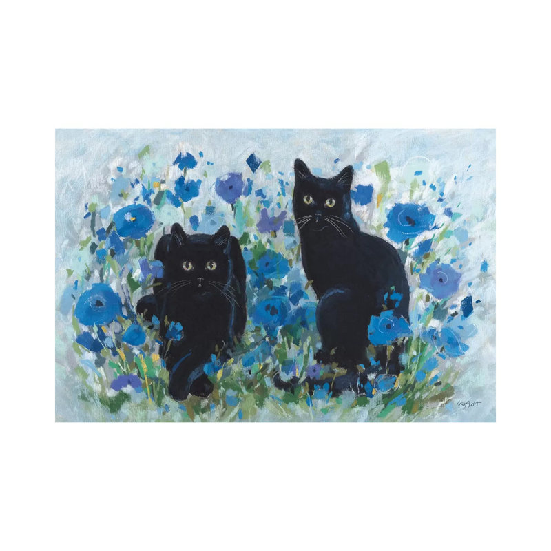 Blueming XII by Lisa Audit - Painting on Canvas, 66.04cm H x 101.6cm W x 3.81cm D, Wrapped Canvas