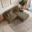 3 - Piece Upholstered Camel Corduroy Modular Sectional Sofa with Pillow Back and Removable Ottoman-87307123-87307144