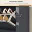 12 Pair Flip Down Shoe Storage