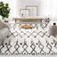 Abani Manvir VIV160A Cream Black Moroccan Geometric Tribal Area Rug-1301730398