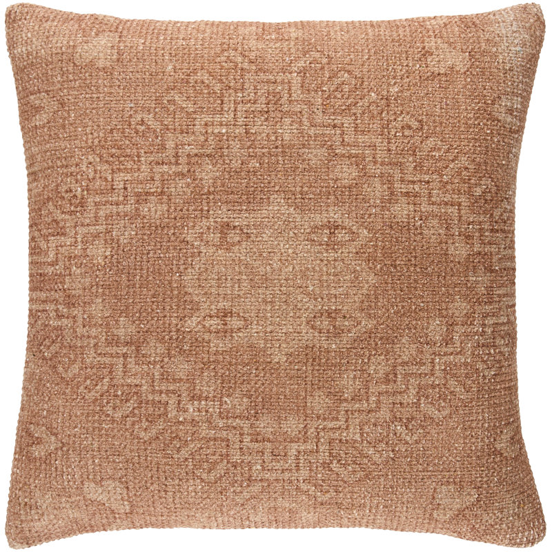 Coussin décoratif Nomos, Rose, Square 22", Duck Down