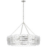 Julie Neill Gianna 36" Ring Chandelier with Clear Glass