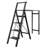 4-Step Non-Slip Ladder with Foldable Drying Rack